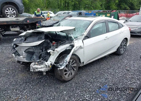 2018 Honda Civic Ex z USA, uszkodzony, nr VIN 2HGFC2F77JH528439